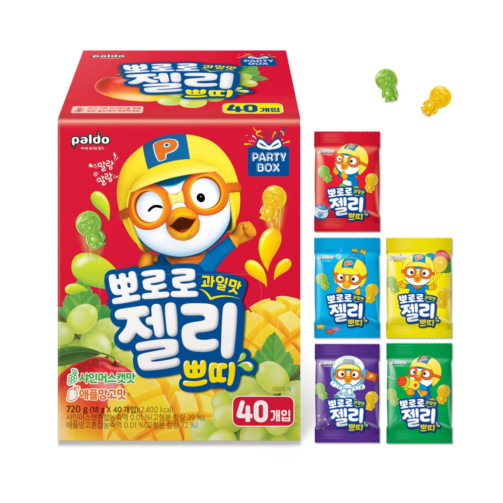 뽀로로 과일맛젤리 쁘띠 (40개입)